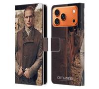 Head Case Designs sous Licence Officielle Outlander Écuries Jamie Fraser Personnages De Saison 6 Étui Portefeuille en Cuir Compatible avec Apple iPhone 17 Pro Max