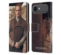 Head Case Designs sous Licence Officielle Outlander Écuries Jamie Fraser Personnages De Saison 6 Étui Portefeuille en Cuir Compatible avec Apple iPhone 17 Air