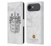 Head Case Designs sous Licence Officielle Outlander Fraser Crest Cachets Et Icônes Étui Portefeuille en Cuir Compatible avec Apple iPhone 17 Air