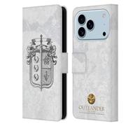 Head Case Designs sous Licence Officielle Outlander Fraser Crest Cachets Et Icônes Étui Portefeuille en Cuir Compatible avec Apple iPhone 17 Pro