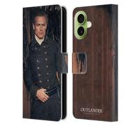 Head Case Designs sous Licence Officielle Outlander Jamie Fraser Personnages De Saison 6 Étui Portefeuille en Cuir Compatible avec Apple iPhone 17