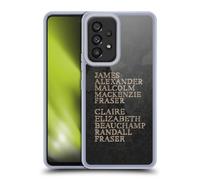 Head Case Designs sous Licence Officielle Outlander Noms Graphiques Coque en Gel [Protection de Qualité Militaire] Compatible avec Samsung Galaxy A53 5G (2022)