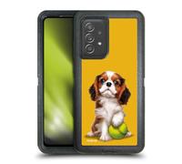 Head Case Designs sous Licence Officielle P.D. Moreno Cavalier King Charles Baseball Chiots De Sport Étui Antichoc Ultra-Blindé Compatible avec Galaxy A52 / A52s / 5G (2021)