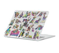 Head Case Designs sous Licence Officielle P.D. Moreno Icônes Couleur Animale Coque Ordinateur Portable Transparent Armure Compatible avec MacBook Air 13.6" M2 A2681/M3 A3113/M4 A3240 2022/2024/2025