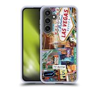 Head Case Designs sous Licence Officielle P.D. Moreno Las Vegas 1 Villes Coque en Gel [Protection de Qualité Militaire] Compatible avec Samsung Galaxy S24 FE Et Compatible avec MagSafe