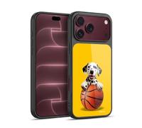 Head Case Designs sous Licence Officielle P.D. Moreno Panier Dalmatien Chiots De Sport Coque en Gel renforcée [Protection de Qualité Militaire] Compatible avec Apple iPhone 18 Pro Max