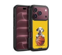 Head Case Designs sous Licence Officielle P.D. Moreno Panier Dalmatien Chiots De Sport Étui Antichoc Ultra-Blindé Compatible avec Apple iPhone 18 Pro Max