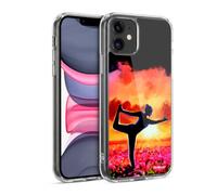 Head Case Designs sous Licence Officielle P.D. Moreno Pose du Danseur Silhouettes De Yoga Coque en Gel [Protection de Qualité Militaire] Compatible avec Apple iPhone 11 Et Compatible avec MagSafe
