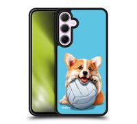 Head Case Designs sous Licence Officielle P.D. Moreno Volley Ball Corgi Chiots De Sport Coque en Gel renforcée [Protection de Qualité Militaire] Compatible avec Samsung Galaxy A35 5G