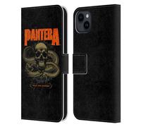 Head Case Designs sous Licence Officielle Pantera Drag The Waters Art Étui Portefeuille en Cuir Compatible avec Apple iPhone 15 Plus