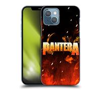 Head Case Designs sous Licence Officielle Pantera Feu Art Coque Dure pour l'arrière Compatible avec Apple iPhone 13