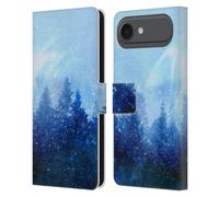 Head Case Designs Sous licence officielle Patrik Lovrin Forest Awakens from The Mist Dreams Vs Reality Étui portefeuille en cuir compatible avec Apple iPhone 17 Air