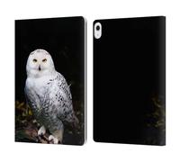 Head Case Designs sous Licence Officielle Patrik Lovrin Majestueux Hibou des neiges d'hiver Portraits d'animaux Étui Portefeuille en Cuir Compatible avec Apple iPad Air 13 2024/2025