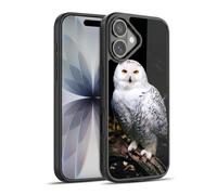 Head Case Designs Sous Licence Officielle Patrik Lovrin Majestueux hibou des neiges d'hiver Portraits d'animaux Coque en gel renforcée [Protection de Qualité Militaire] Compatible avec Apple iPhone 17