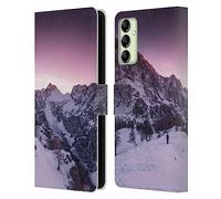 Head Case Designs sous Licence Officielle Patrik Lovrin Pays des Merveilles d'hiver Debout Wanderlust Étui Portefeuille en Cuir Compatible avec Samsung Galaxy A14 5G