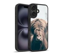 Head Case Designs sous Licence Officielle Patrik Lovrin Vache des Montagnes Portraits d'animaux Coque en Gel renforcée [Protection de Qualité Militaire] Compatible avec Apple iPhone 16