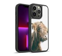 Head Case Designs Sous Licence Officielle Patrik Lovrin Vache majestueuse des Montagnes Portraits d'animaux Coque en gel renforcée [Protection de Qualité Militaire] Compatible avec Apple iPhone 13 Pro