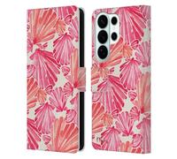 Head Case Designs sous Licence Officielle Paul Brent Coquille Saint-Jacques Côtier Étui Portefeuille en Cuir Compatible avec Samsung Galaxy S26 Ultra