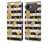 Head Case Designs sous Licence Officielle Paul Brent Côte d'or Côtier Étui Portefeuille en Cuir Compatible avec Apple iPhone 17 Air