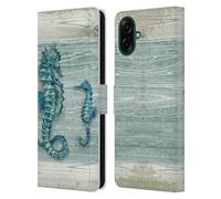 Head Case Designs sous Licence Officielle Paul Brent Hippocampe Créatures Marines Étui Portefeuille en Cuir Compatible avec Samsung Galaxy A07