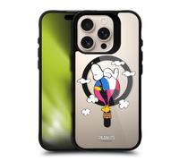 Head Case Designs sous Licence Officielle Peanuts Ballon de Woodstock Snoopy et Ses Amis Black Shockproof Bumper Case [Military Grade] Compatible with Apple iPhone 16 Pro and Compatible with MagSafe