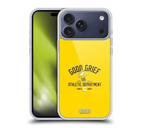 Head Case Designs sous Licence Officielle Peanuts Charlie Brown Bon Chagrin Sport Universitaire Coque en Gel [Protection de Qualité Militaire] Compatible avec Apple iPhone 17 Pro Max