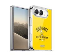 Head Case Designs sous Licence Officielle Peanuts Charlie Brown Bon Chagrin Sport Universitaire Coque en Gel [Qualité Militaire] Compatible avec Apple iPhone Duo Et Compatible avec MagSafe