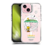 Head Case Designs sous Licence Officielle Peanuts Charlie Brown et Woodstock Snoopy et Ses Amis Étui Antichoc [Qualité Militaire] Compatible avec Apple iPhone 15 et Compatible avec MagSafe