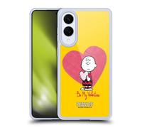 Head Case Designs sous Licence Officielle Peanuts Charlie Brown Valentine 2 Scellé avec Un Baiser Coque en Gel [Protection de Qualité Militaire] Compatible avec Samsung Galaxy S25 Edge