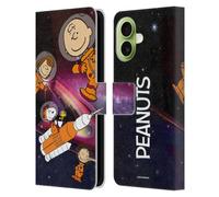 Head Case Designs sous Licence Officielle Peanuts Espace Profond Secrets d'Apollo 10 Étui Portefeuille en Cuir Compatible avec Apple iPhone 17