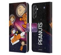 Head Case Designs sous Licence Officielle Peanuts Espace Profond Secrets d'Apollo 10 Étui Portefeuille en Cuir Compatible avec Samsung Galaxy A24 4G / M34 5G