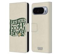 Head Case Designs sous Licence Officielle Peanuts Freak Flag Fly Woodstock 50th Étui Portefeuille en Cuir Compatible avec Google Pixel 10 Pro XL