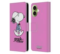 Head Case Designs sous Licence Officielle Peanuts Joe Bon Chic Bon Genre Les Nombreux Visages De Snoopy Étui Portefeuille en Cuir Compatible avec Apple iPhone 17