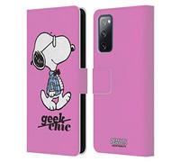 Head Case Designs sous Licence Officielle Peanuts Joe Bon Chic Bon Genre Les Nombreux Visages De Snoopy Coque en Cuir à Portefeuille Compatible avec Samsung Galaxy S20 FE / 5G