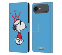 Head Case Designs sous Licence Officielle Peanuts Joe Cool Les Nombreux Visages De Snoopy Étui Portefeuille en Cuir Compatible avec Apple iPhone 17 Air