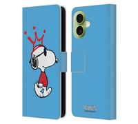 Head Case Designs sous Licence Officielle Peanuts Joe Cool Les Nombreux Visages De Snoopy Étui Portefeuille en Cuir Compatible avec Apple iPhone 17