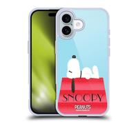 Head Case Designs sous Licence Officielle Peanuts Maison Snoopy Deco Rêves Coque en Gel [Protection de Qualité Militaire] Compatible avec Apple iPhone 16 Et Compatible avec MagSafe