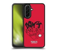 Head Case Designs sous Licence Officielle Peanuts Ne Brisez Pas Mon Coeur Scellé avec Un Baiser Coque en Gel renforcée [Protection de Qualité Militaire] Compatible avec Samsung Galaxy A36 5G