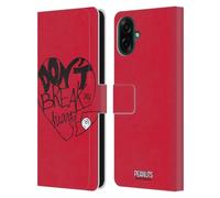 Head Case Designs sous Licence Officielle Peanuts Ne Brisez Pas Mon Coeur Scellé avec Un Baiser Étui Portefeuille en Cuir Compatible avec Samsung Galaxy A07