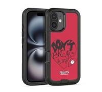 Head Case Designs sous Licence Officielle Peanuts Ne Brisez Pas Mon Coeur Scellé avec Un Baiser Étui Antichoc Ultra-Blindé Compatible avec Apple iPhone 16