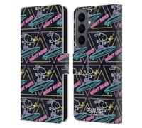 Head Case Designs sous Licence Officielle Peanuts Pilote de Nuit Snoopy Aloha Disco Étui Portefeuille en Cuir Compatible avec Samsung Galaxy S26 Plus