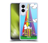 Head Case Designs sous Licence Officielle Peanuts Rainbow Printemps de Pâques Coque en Gel [Protection de Qualité Militaire] Compatible avec Samsung Galaxy S25 Edge