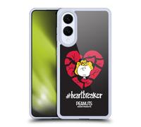 Head Case Designs sous Licence Officielle Peanuts Sally Brown Interrupteur du Coeur Scellé avec Un Baiser Coque en Gel [Protection de Qualité Militaire] Compatible avec Samsung Galaxy S25 Edge