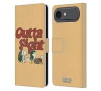 Head Case Designs sous Licence Officielle Peanuts Schroeder Lucy Outta Sight Woodstock 50th Étui Portefeuille en Cuir Compatible avec Apple iPhone 17 Air