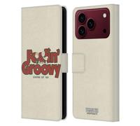 Head Case Designs sous Licence Officielle Peanuts Schroeder Snoopy Groovy Woodstock 50th Étui Portefeuille en Cuir Compatible avec Apple iPhone 18 Pro Max