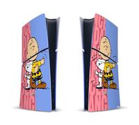 Head Case Designs sous Licence Officielle Peanuts Snoopy & Charlie Brown Graphiques du Personnage Vinyle Autocollant De Jeu Peau Compatible avec Sony PlayStation 5 PS5 Slim Digital Edition Console