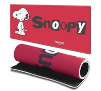 Head Case Designs sous Licence Officielle Peanuts Snoopy en Rouge Graphiques 23.6 x 11.8 in (600 x 300 mm) - Large Tapis De Souris pour Jeux Bureau PC Clavier