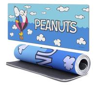 Head Case Designs sous Licence Officielle Peanuts Snoopy et Woodstock Ballon Graphiques 37.4 x 15.75 x 0.16 inches (900 x 400 mm) - XL Tapis De Souris pour Jeux Bureau PC Clavier