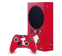 Head Case Designs Sous Licence Officielle Peanuts Snoopy Graphiques du Personnage Enveloppement De Console De Jeu Et Skins Pour Manette De Jeu Ensemble compatible avec Xbox Series S