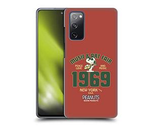Head Case Designs sous Licence Officielle Peanuts Snoopy Guitar 1969 Woodstock 50th Coque Dure pour l'arrière Compatible avec Samsung Galaxy S20 FE / 5G